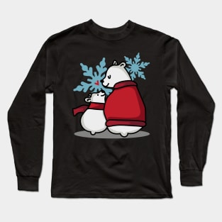 Polar bear with child Long Sleeve T-Shirt